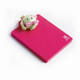 blancho bedding [Happy Rabbit] - Refrigerator Magnet clip / Magnetic Clipboard