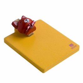 blancho bedding [Happy Red Cat] - Refrigerator Magnet clip / Magnetic Clipboard