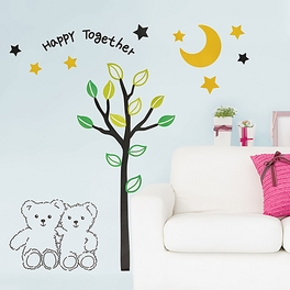 blancho bedding Happy Together - Wall Decals Stickers Appliques Home Decor