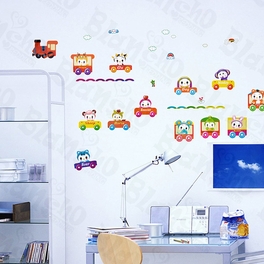 blancho bedding Happy Train - Wall Decals Stickers Appliques Home Decor