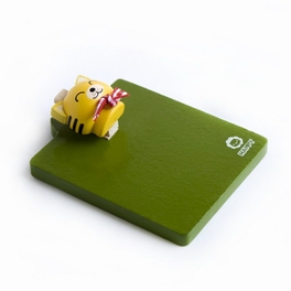 blancho bedding [Happy Yellow Cat] - Refrigerator Magnet clip / Magnetic Clipboard
