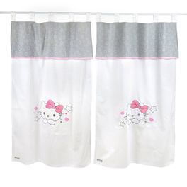 blancho bedding [Hello Kitty Stars]Crib Bedding Accessory - Window Curtain