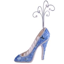 blancho bedding High Heel Shoe Fsqns Shape Ring Displays Light Blue