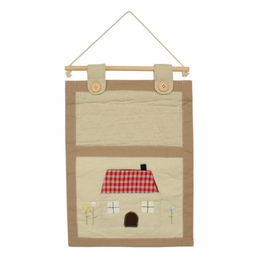 blancho bedding [House] Ivory /Wall Hanging/Wall Pocket/Hanging Baskets/Wall Organizers (12*15)