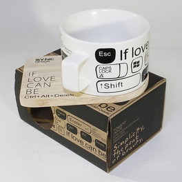 Blancho Bedding [If Love Can Be] Espresso Cup / Wood Coaster (2.5 Inch Height)