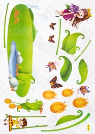 Blancho Bedding Imaginary Land - Large Wall Decals Stickers Appliques Home Decor