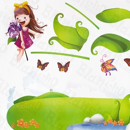 Blancho Bedding Imaginary Land - Large Wall Decals Stickers Appliques Home Decor
