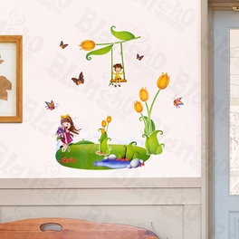 blancho bedding Imaginary Land - Large Wall Decals Stickers Appliques Home Decor