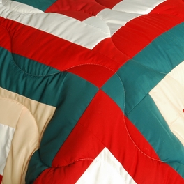 Blancho Bedding [In My Life A] Quilted Patchwork Down Alternative Comforter Set (Full/Queen Size)