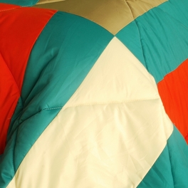 Blancho Bedding [Joy Jungle] Quilted Patchwork Down Alternative Comforter Set (Twin Size)