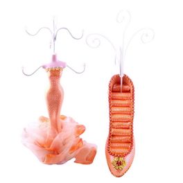 blancho bedding [Joyce] Jewelry Display Holder Stand Combo Orange