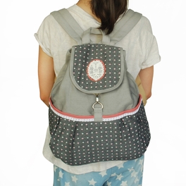Blancho Bedding [Joyful Picnic] Fabric Art School Backpack Outdoor Daypack