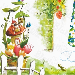 Blancho Bedding Jungle House - Wall Decals Stickers Appliques Home Decor