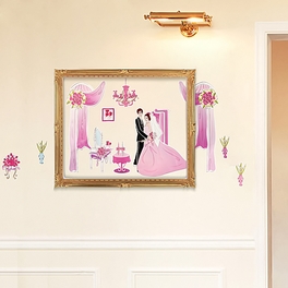 blancho bedding Just Married - Wall Decals Stickers Appliques Home Decor