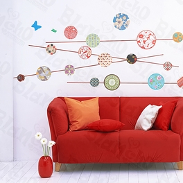 blancho bedding Kaleidoscope - Large Wall Decals Stickers Appliques Home Decor