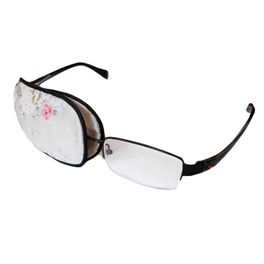 blancho bedding Kids and Adults Glasses Silk Eye Mask Amblyopia Strabismus Lazy Orthoptic Eye Patches(Flower)