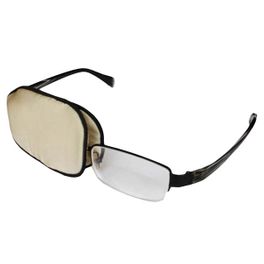 blancho bedding Kids and Adults Glasses Silk Eye Mask Amblyopia Strabismus Lazy Orthoptic Eye Patches(Champagne)
