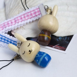 Blancho Bedding [Kimono Rabbit-3] - Cell Phone Charm Strap / Camera Charm Strap / Handbags Charms