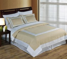 blancho bedding King/Calking 3-PC Wrinkle Free Egyptian cotton Hotel Linen/White Duvet cover set
