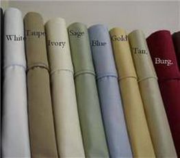 blancho bedding King Pillow cases Pair 600 Thread count Solid Egyptian cotton