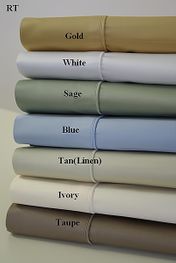blancho bedding King size 450 Thread count Solid Egyptian cotton sheets
