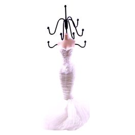 blancho bedding [Lace Trend] Jewelry Display Holder Figure Stand White