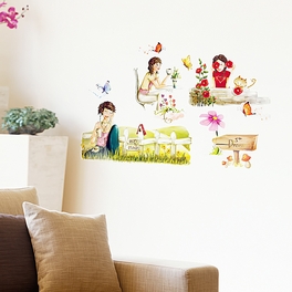 blancho bedding Leisure Time-2 - Wall Decals Stickers Appliques Home Decor