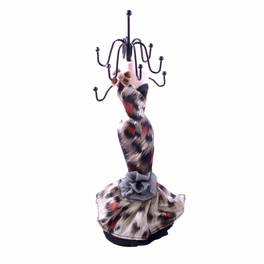Blancho Bedding [Leopard Couture] Jewelry Display Holder Figure Stand Red