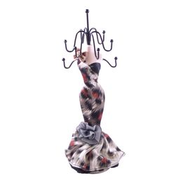 blancho bedding [Leopard Couture] Jewelry Display Holder Figure Stand Red