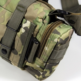 Blancho Bedding [Light Woodland] Military Camouflage Multi-Purposes Fanny Pack / Waist Pack / Travel Lumbar Pack