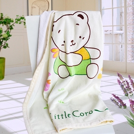 blancho bedding [Little Bear Coro] Polar Fleece Throw Blanket (33.5 by 45.3 inches)