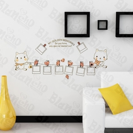 blancho bedding Little Cute Cat - Wall Decals Stickers Appliques Home D¨¦cor