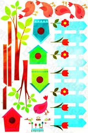 Blancho Bedding Little Garden - Wall Decals Stickers Appliques Home D¨¦cor