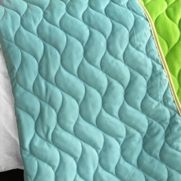 Blancho Bedding [Lollipops - A] Vermicelli-Quilted Patchwork Geometric Quilt Set Full/Queen
