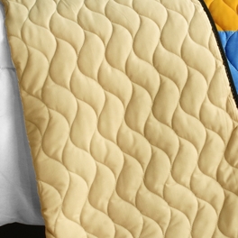 Blancho Bedding [Long River] 3PC Vermicelli - Quilted Patchwork Quilt Set (Full/Queen Size)