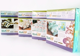 Blancho Bedding [Love In The Rhine] Luxury 5PC Comforter Set Combo 300GSM (Queen Size)