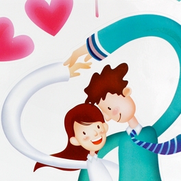 Blancho Bedding Love Is Mutual - Wall Decals Stickers Appliques Home Decor