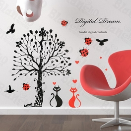 blancho bedding Love Under The Tree - Large Wall Decals Stickers Appliques Home Decor
