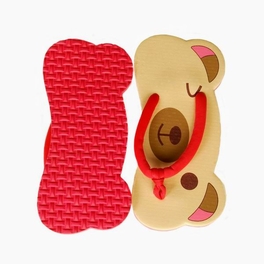 Blancho Bedding Lovely Bear Indoor Womens Flip Flops