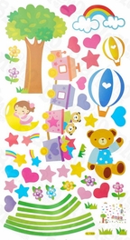 Blancho Bedding Lovely Bear - Wall Decals Stickers Appliques Home Decor