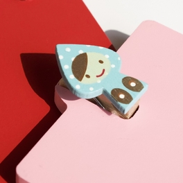 Blancho Bedding [Lovely Doll-1] - Refrigerator Magnet Clip / Magnetic Clipboard