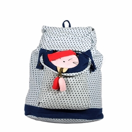 blancho bedding [Lovely Doll] 100% Cotton Fabric Art School Backpack / Outdoor Backpack