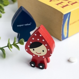 Blancho Bedding [Lovely Doll] - Card Holder / Wooden Clips / Wooden Clamps / Animal Clips