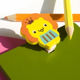 Blancho Bedding [Lovely Lion] - Refrigerator Magnet Clip / Magnetic Clipboard