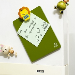 Blancho Bedding [Lovely Lion] - Refrigerator Magnet Clip / Magnetic Clipboard