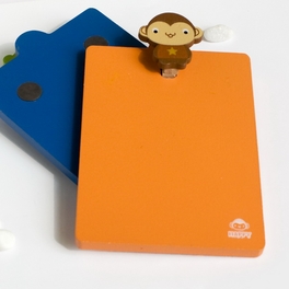 Blancho Bedding [Lovely Monkey] - Refrigerator Magnet Clip / Magnetic Clipboard
