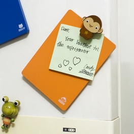 Blancho Bedding [Lovely Monkey] - Refrigerator Magnet Clip / Magnetic Clipboard