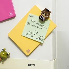 Blancho Bedding [Lovely Wild Boar] - Refrigerator Magnet Clip / Magnetic Clipboard