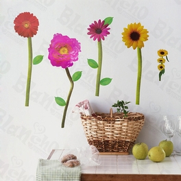 blancho bedding Loving Flowers - Wall Decals Stickers Appliques Home Decor