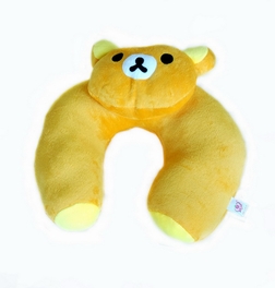 Blancho Bedding [Lucky Bear] Neck Cushion / Neck Pad (12 By 12 Inches)